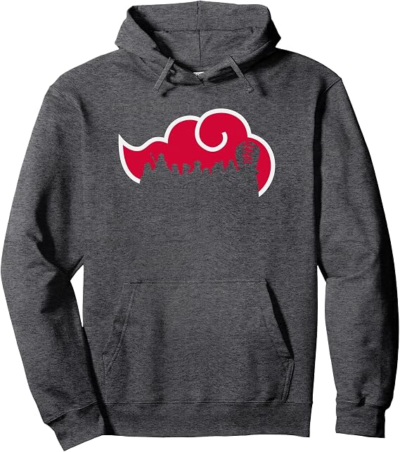 Naruto Shippuden Akatsuki Silhouette Anime Pullover Hoodie