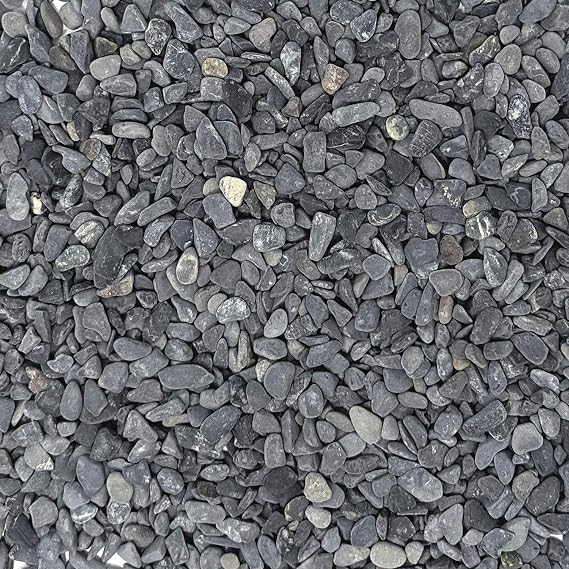 Midwest Hearth Natural Decorative Gray Bean Pebbles 1/5" Size (2-lb Bag)