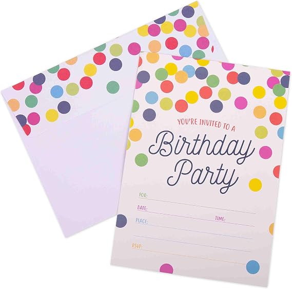 GSM Brands Invitations for Birthday Party