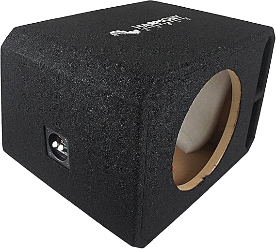 Harmony Audio Single 12" Inch Sub Box Unloaded Vented Subwoofer Enclosure