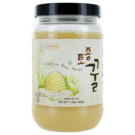 HIBEE Genuine Raw Honey_Kosher Certified (1.3lbs)