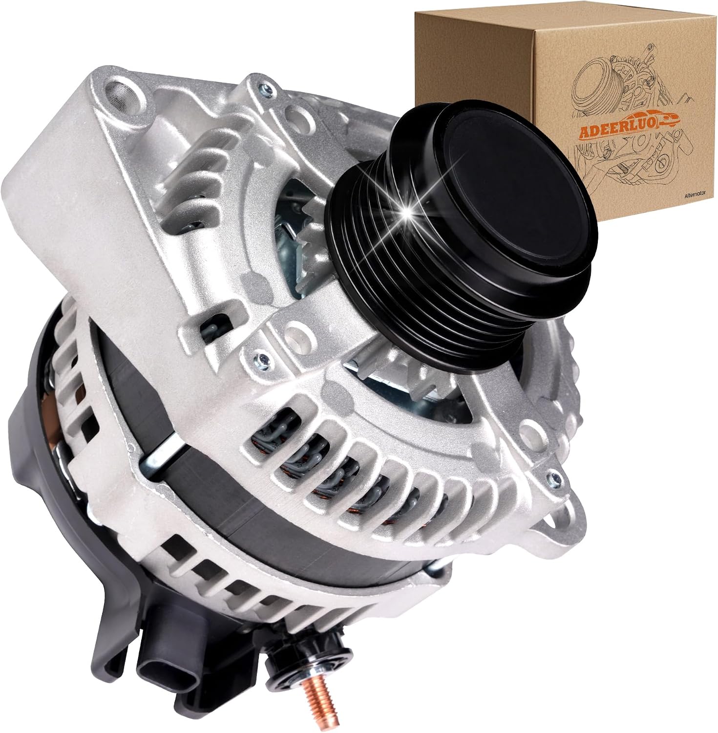 Upgraded Alternator For/Chevy EXPRESS SILVERADO SUBURBAN TAHOE For/Cadillac Escalade, For/GMC SAVANA SIERRA YUKON High Output 150A 12V 84143543