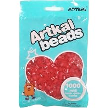 Artkal 5mm Midi Fuse Beads Pearl Red 1000 Beads