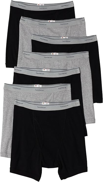 Fruit of the Loom Men's boxer brief(Pack of 7)