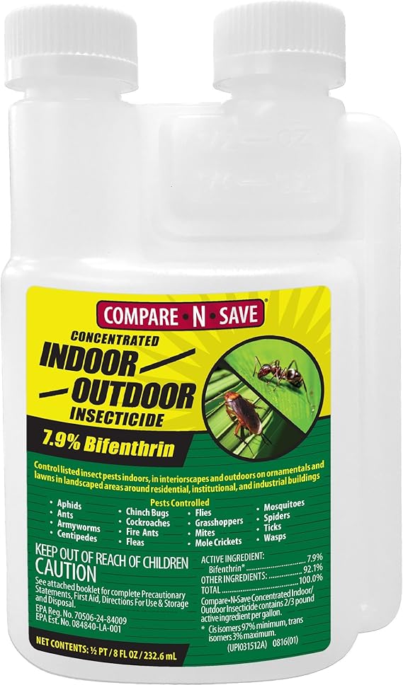 Compare-N-Save 7.9% Bifenthrin Concentrate for Insect Control, 8-ounce