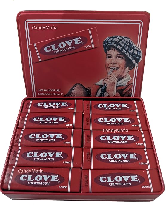 Clove, Gum Vintage Tin, 10 Count