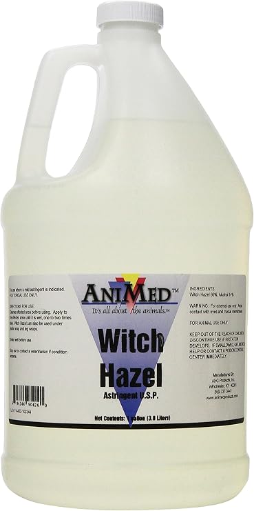 AniMed Witch Hazel 86-Percent Multi-Species Pet Supplement, 1 Gallon