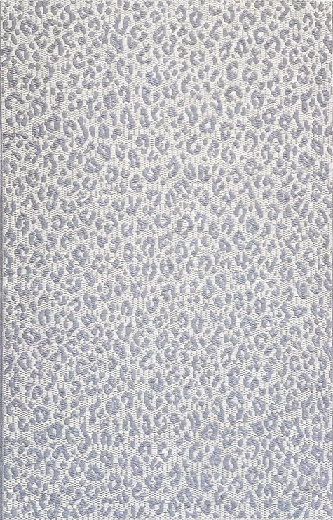 Mad Mats Abstract Outdoor Rug, Reversible Plastic Mat (Silver Cream, 6' x 9')