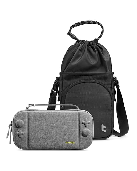 tomtoc G50 Switch 2 JoyCarry Kit -G50 Sling Crossbody Bag and G05S3 Slim Case for Nintendo Switch 2, Protective Travel Carrying Gaming Pouch