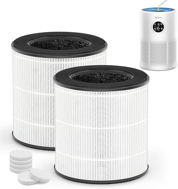 Tailulu D10 Official Air Purifier Replacement Filter(2 Pack)