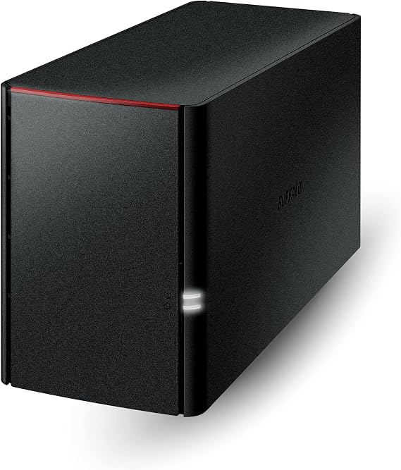 BUFFALO LinkStation 220 4TB 2-Bay NAS Network Attached Storage with HDD Hard Drives Included NAS Storage That Works as Home Cloud or Network Storage Device for Home