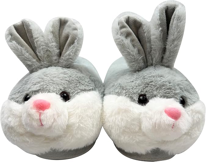 Bunny Slippers Ladies and Men's,Indoor animal slippers