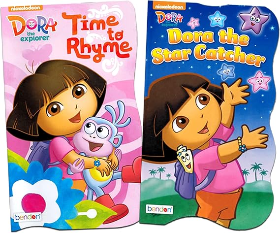 Baby Toddler Board Books - Set of 2 (Dora the Explorer Board Books)