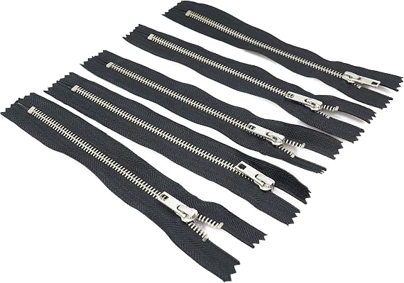 Trimz RVM6-12-580-5 12cm Metal Zip Black