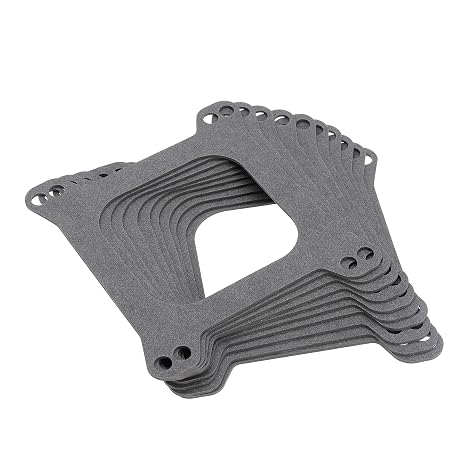 Carburetor Base Gaskets, Carburetor Mounting Gasket for Holley for Edelbrock for Quadrajet Rochester for SBC BBC 265 283 307 327 350 383 400 402 Engines