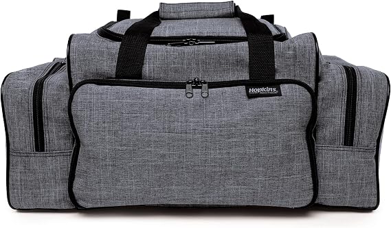 Hopkins Antimicrobial EZ-Open Shoulder Bag: Spacious, Durable & HIPAA-Safe - Ideal for Busy Home Healthcare Nurses and Medical Professionals, 22"W x 15"D x 10"H
