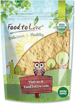 Food to Live Organic Maca Powder, 1 Pound Gelatinized, Non-GMO, Kosher, Vegan, Bulk