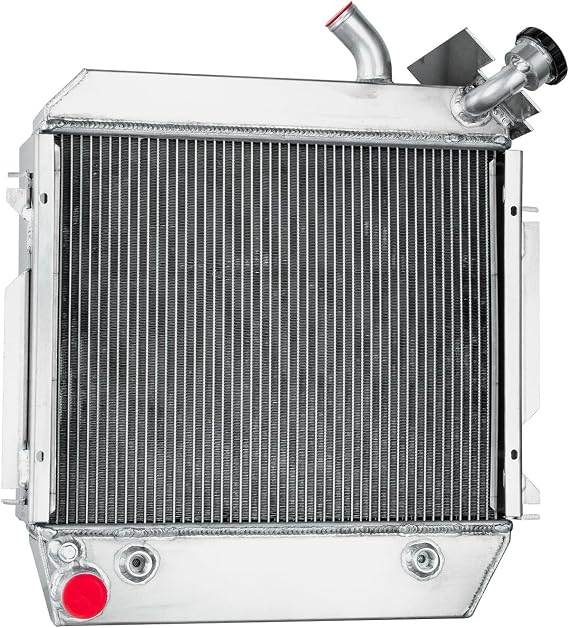 4 Row All Aluminum Radiator for Hyster Forklift H70XL H80XL H90XL H100XL H120XL Gas Engine #1452142, HY1452142 1452142 1A17765#1452142 HY1452142#1452142#1A17765#1339821#1387260