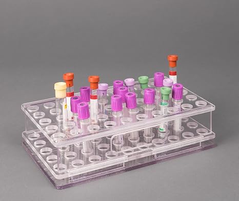 Blood Tube Carrier Rack (Tough, Break Resistant PETG) (50 Tube)