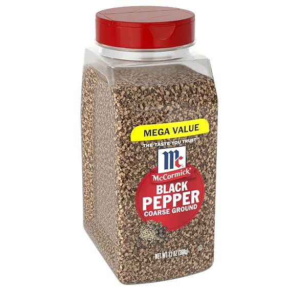 McCormick Pepper Black Coarse Ground, 13.0 oz