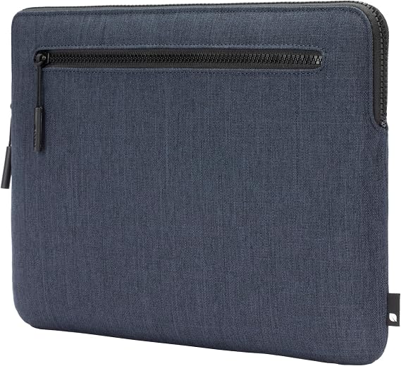 Incase Compact Laptop Sleeve with Woolenex - 14" MacBook/Laptop and iPad/Tablet Sleeve, Computer Case and Cover, Lightweight, Weather Resistant, with Slip Pocket for Accessories - Heather Navy