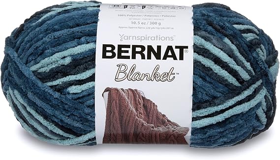 Bernat Blanket Yarn, Teal Dreams