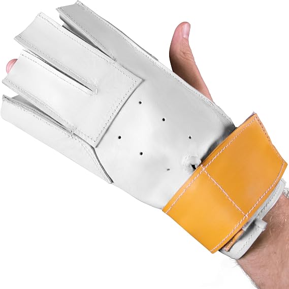 Crown Sporting Goods Hammer Throw Glove, Left Hand Fit for Right Handed Throwers Track & Field Equipment for Practices, Training, Competitions