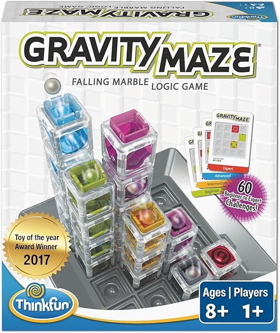Thinkfun - Gravity Maze - Falling Marble Brain Game and Stem Toy for Kids Age 8 Years And Up