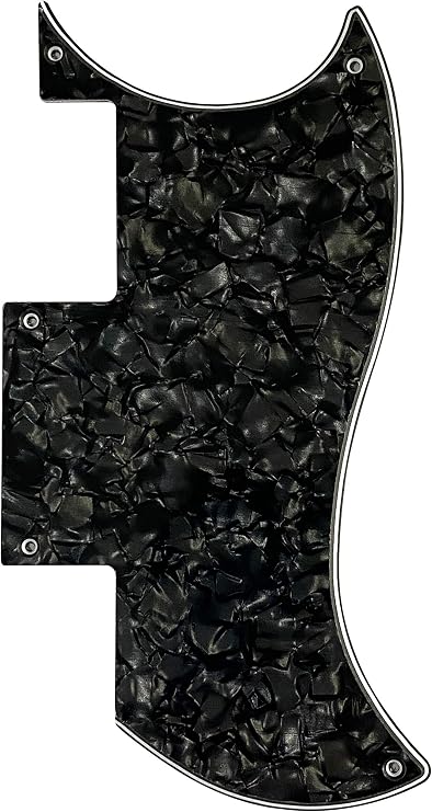 Guitar Parts For Epiphone SG Special Style Guitar Pickguard (4 Ply Black Pearl)