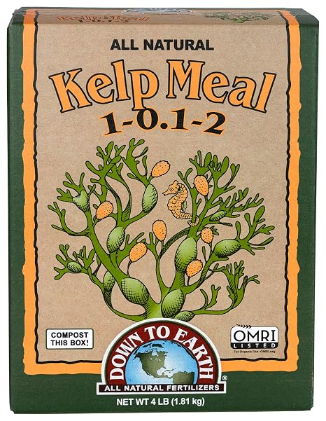 Down To Earth All Natural Fertilizers Organic Kelp Meal - 1-0.1-2, 4 lb