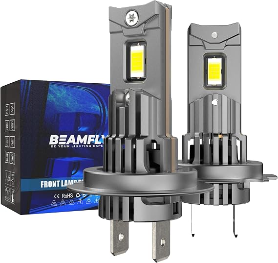 H7 LED Headlight Bulbs, 130W 40000LM 6500K Cool White
