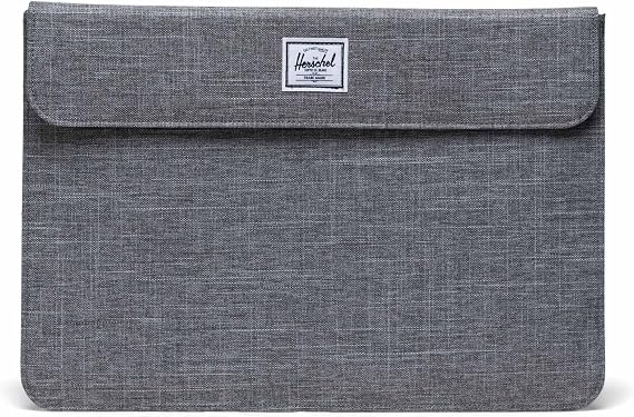 Herschel Spokane 14 Inch Sleeve, Raven Crosshatch