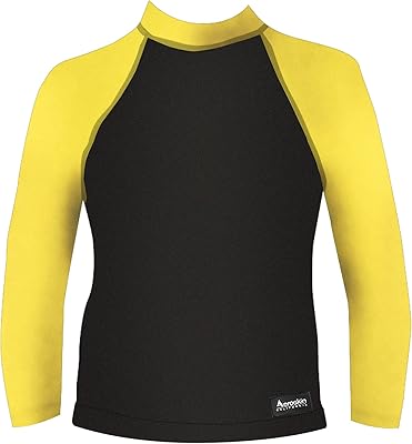 Aeroskin Raglan Long Sleeve with Fuzzy Collar (Yellow, Large)
