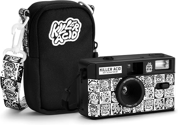 Killer Acid Art Department FC-11 35mm Film Camera & Bag Bundle