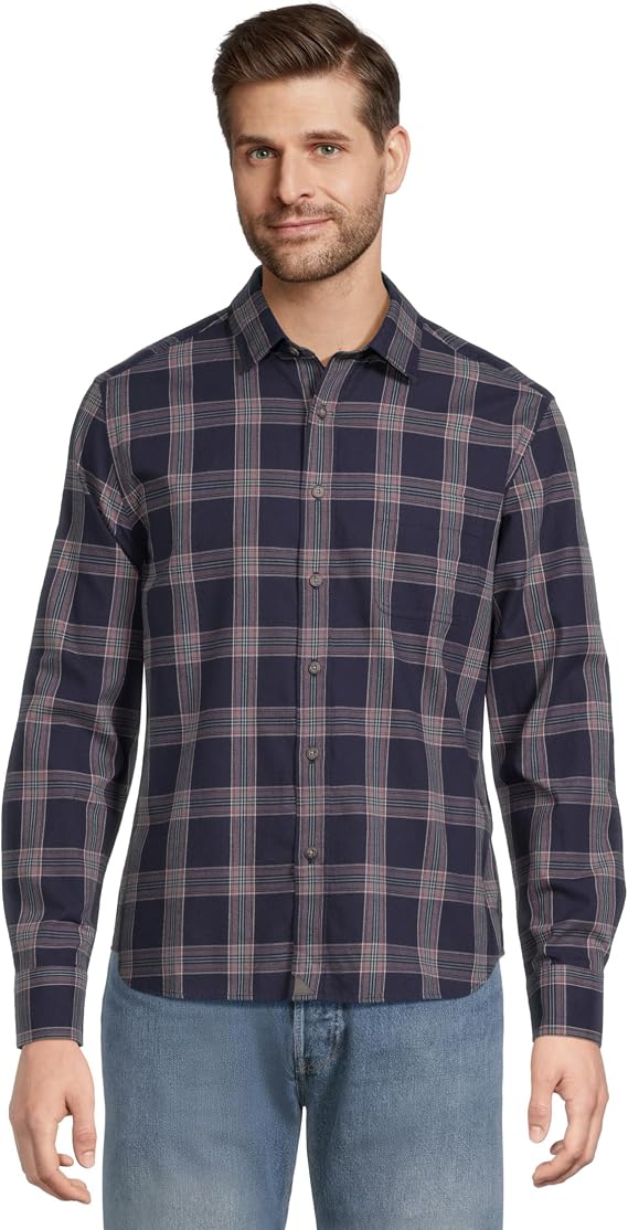 UNTUCKit Long Sleeve Gahard Flannel Shirt