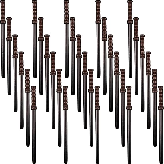 Spakon 30 Pieces Wizard Wand Pencils Wizard Party Supplies Witch Party Decoration, Witch Theme Birthday Halloween Goody Bag Filler Favors for Teen School Rewards Back to School Supplies