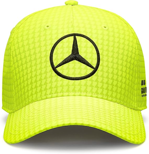 Mercedes AMG Petronas Formula One Team - Kids 2023 Lewis Hamilton Driver Cap - Neon