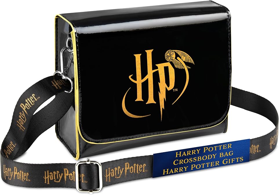 Harry Potter Gifts Shoulder Bag Hogwarts Crossbody Bag for Girls Teens Women with Adjustable Strap Travel Vacation Shopping
