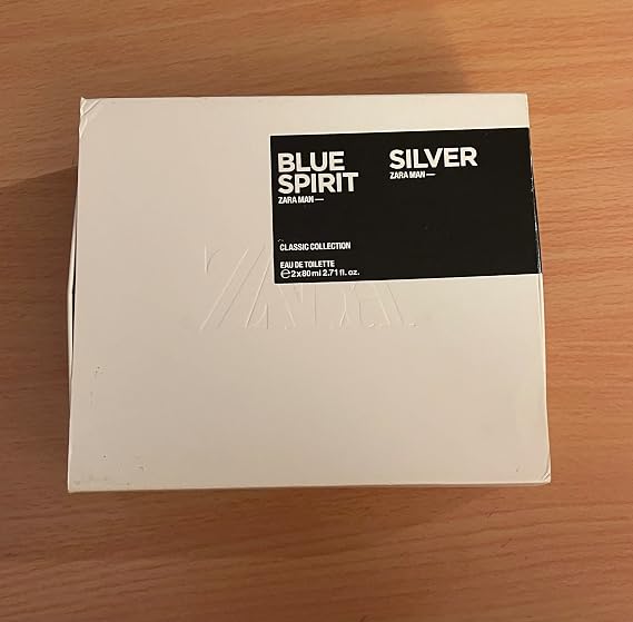 Zara - MAN SILVER EDT 80 ML (2.71 FL. OZ) MAN BLUE SPIRIT EDT 80 ML (2.71 FL. OZ). EAU DE TOILETTE SET OF TWO - Men's Cologne/Fragrance