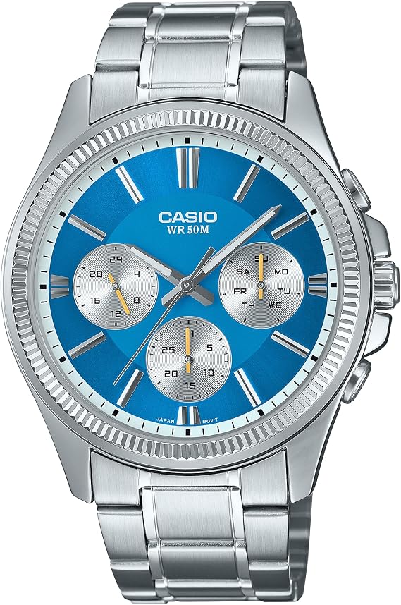 Casio MTP-1375D-2A2VDF Wristwatch, Grey, Standard