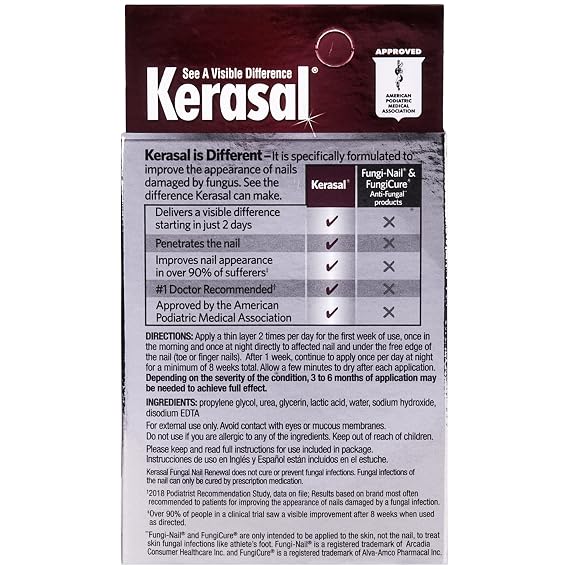 Kerasal Kerasal Nail Fungal Nail Renewal Treatment 10ml (2 Pack), 2 Count