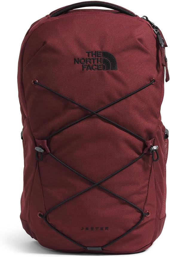 The North Face Jester Everyday Laptop Backpack - PFAS Free, Sumac/Tnf Black, One size