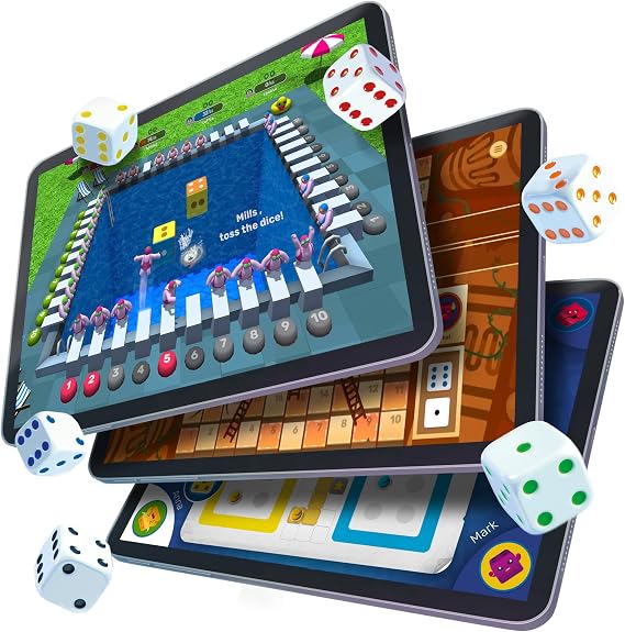 GoDice Full Pack 6 Smart Bluetooth Connected Dice with Free Board Games App