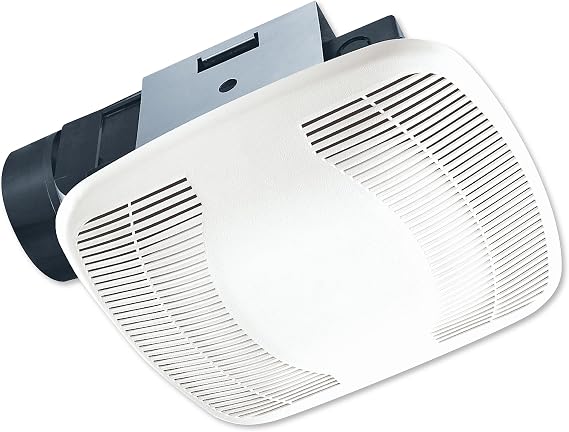Air King 90 CFM 3.0 Sones Ceiling Mounted Snap-In Installation Bathroom Exhaust Fan, BFQ90
