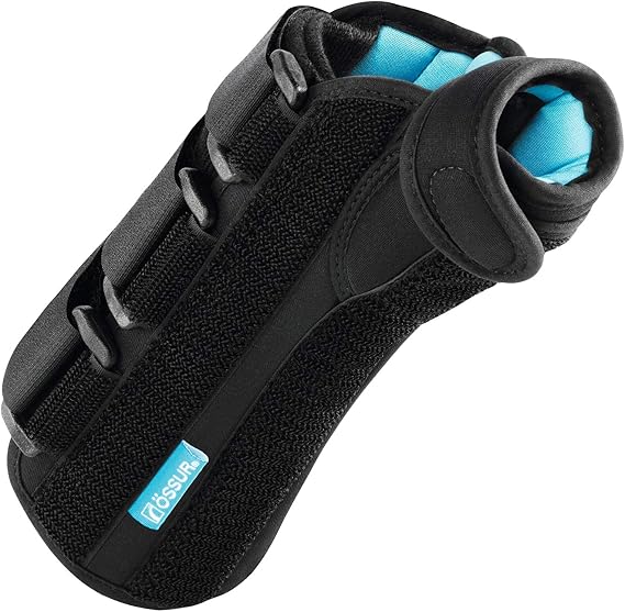 Ossur Formfit Thumb Spica Brace for DeQuervains Tendonitis, Arthritis and Gamekeepers Thumb | Features Removable Aluminium Stays & Contact Closure Straps | Breathable Material | (Left, Small)