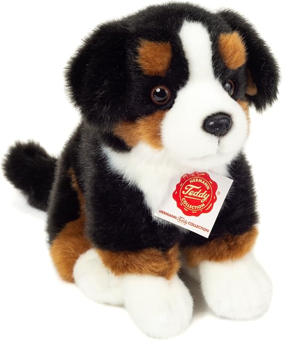 Teddy Hermann 91972 Sitting Bernese Mountain Dog 21 cm Soft Toy