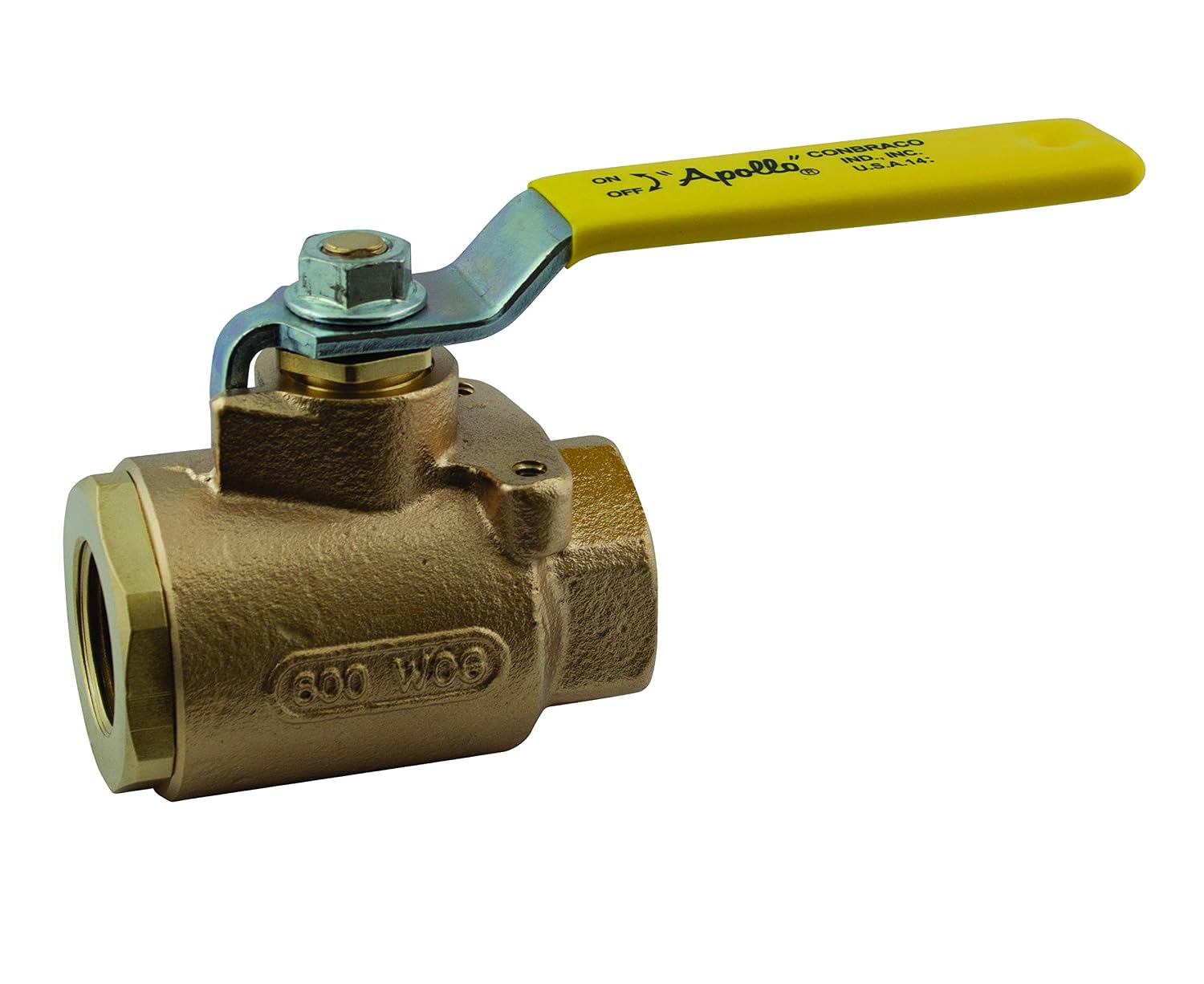 Apollo Valves - 2 Apollo 77-108-01 2-Piece Full Port Ball Valve, FPT, Bronze Body