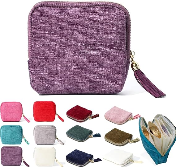 Travel Jewelry Case, Portable Jewelry Organizer Pouch with Zipper & Tassel, Multi-Layer Storage for Earring Necklace Ring Bracelet for Girls Trip