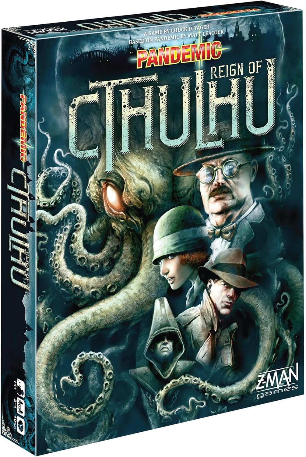 Z-Man Games Pandemic Reign of Cthulhu Board Game - Masa Oyunu - 2-4 Oyuncu - 14 Yaş - İngilizce Versiyon