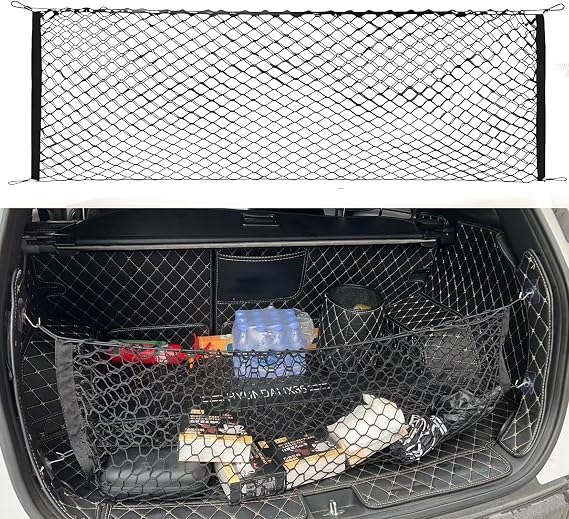 Trunk Organizer Cargo Net Compatible with 2017 to 2026 Nissan Rogue